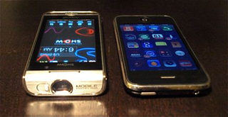 Illustration for article titled Video: Samsung Show W7900 Projector-Packing Cellphone Actually Looks Pretty Cool